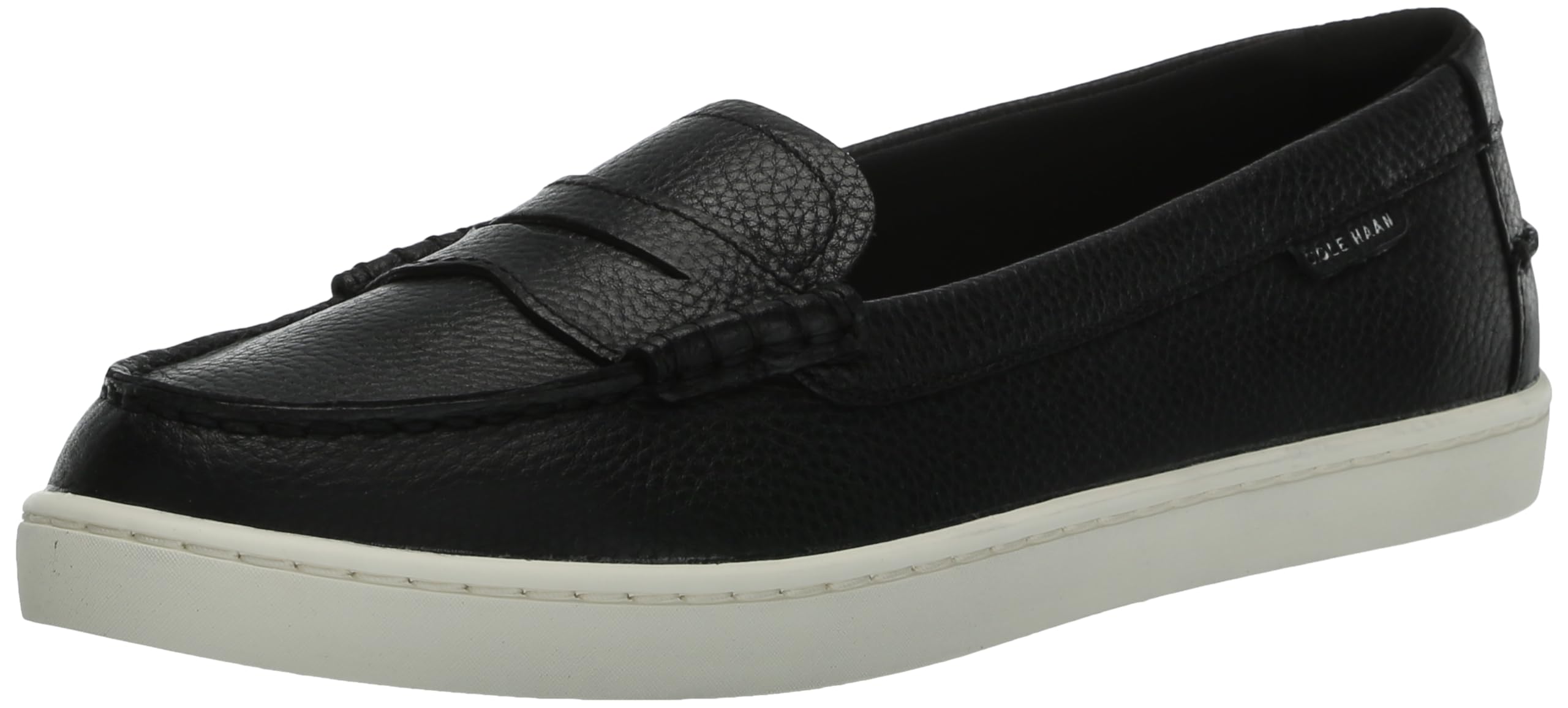 Photo 1 of Cole Haan Women's Nantucket Penny Loafers, Black Pebbled LTR, 9
