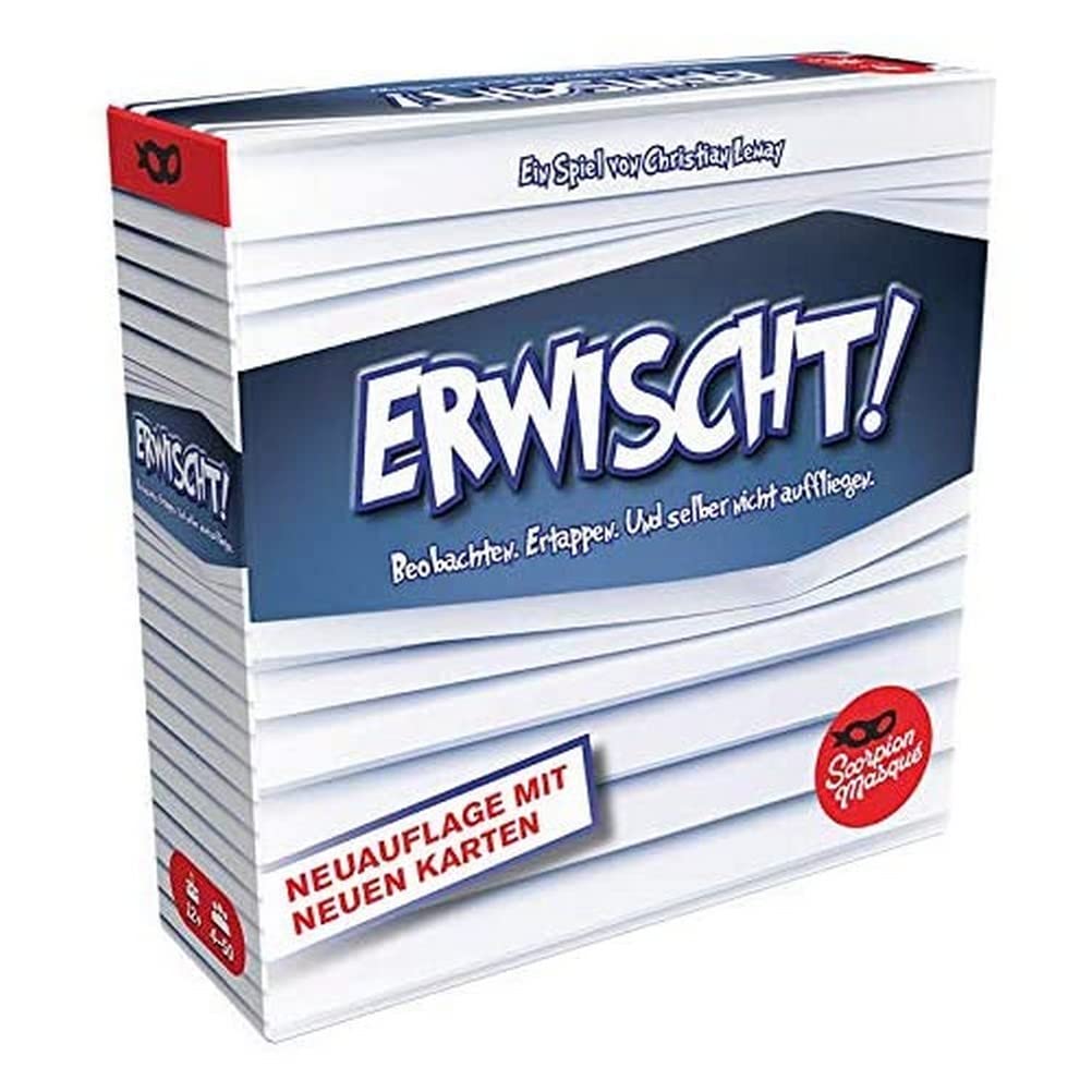 Le Scorpion Masqué, Erwischt!, Party Game, Deduction Game, 4-50 Players, From 12+ Years, 45+ Minutes, German, Multicoloured, Colourful