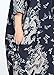 Minibee Women's Dragon Print Pattern Clothing Blue-half sleeve, One Size
