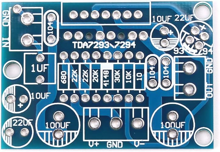 smallJUN TDA7293/TDA7294 Mono Channel Amplifier Board Circuit PCB Bare Board Amplifier PCB Bare Board