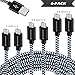 Nylon Braided Micro USB Cable, iProductsUS Android Charger Cable, 6Packs [2x7in / 2x3ft / 2x6ft] 2.1 A High Speed Durable Charging Cable for Samsung Galaxy/LG/Nexus/Nokia/HTC/MP3/Tablet/Kindle/PS4