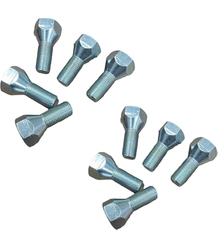 5 Pack 11062A Trailer Lug Bolts 1 /2 Inch-20 X 1-5 /8 Inch, Solid