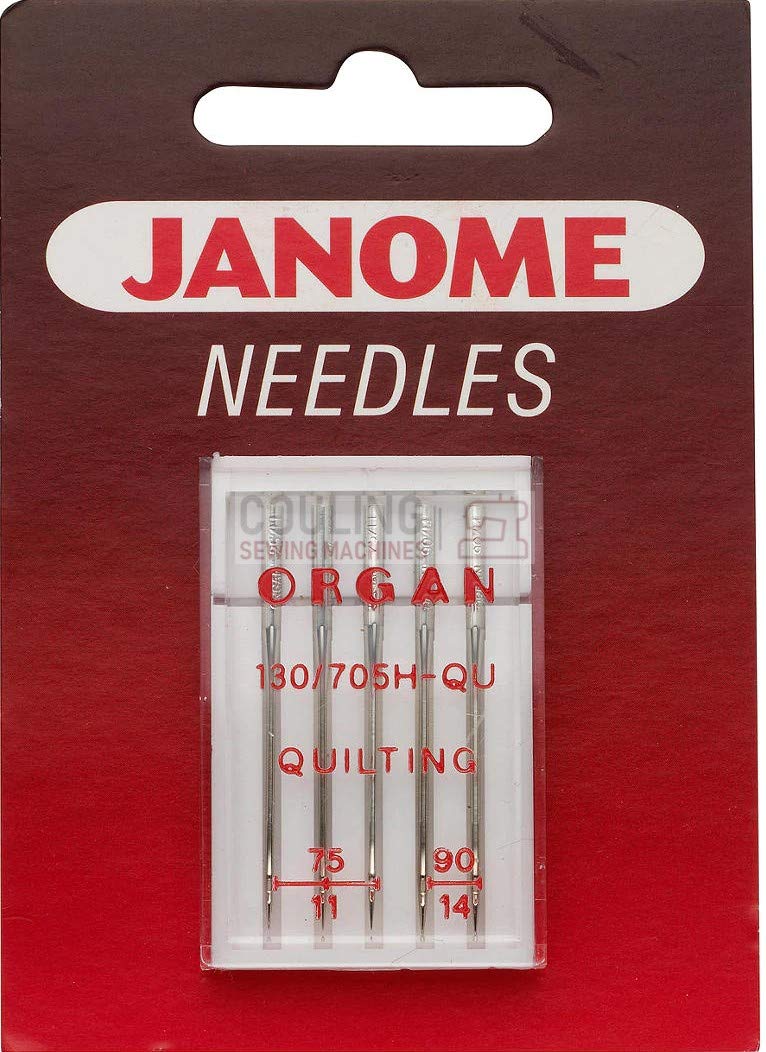 Janome Quilting Needles Assorted Mixed (5 per packet)