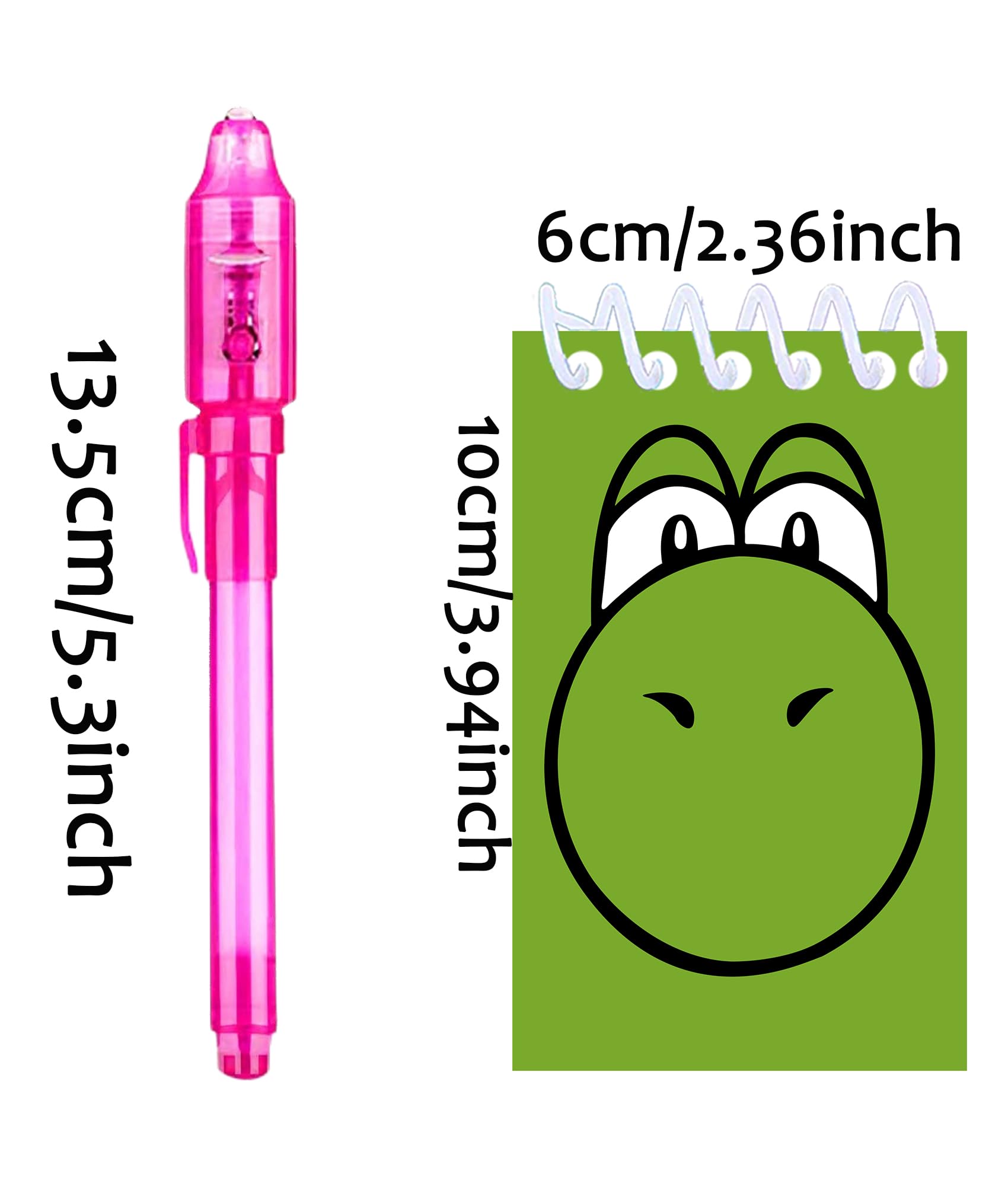 24 Pcs Super Bros Party Favors | Set of 12 Invisible Ink Pen and 12 Super Bros Mini Notepads | Gift Bag Stuffers for Super Bros Party Supplies