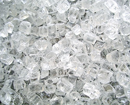 Fireglass Fireplace Fire Pit Glass 1 4 Starfire Clear 10 Lbs