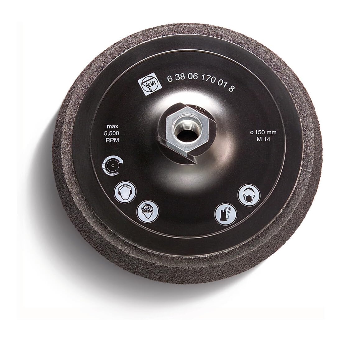 FEIN 63806170018 Backing Pad, 0 V, Multi-Colour, 150 mm