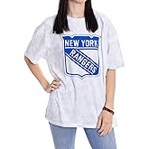 Calhoun NHL Womens Oversized Loose Fit Drop Shoulder Tie Dye Crewneck Short Sleeve T-Shirt