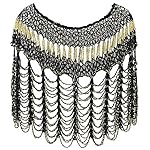BABEYOND 1920s Shawl Wraps Gatsby Beaded Evening Cape Bridal Shawl Bolero Flapper Cover Up BABEYOND 1920s Shawl Wraps Gatsby Beaded Evening Cape Bridal Shawl Bolero Flapper Cover Up