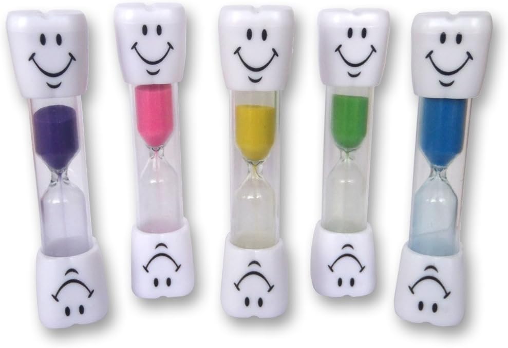 Smile Sand Egg Timer 2 Minute Timer (Set of 2) (Blue and Green) Amazon.co.uk Health