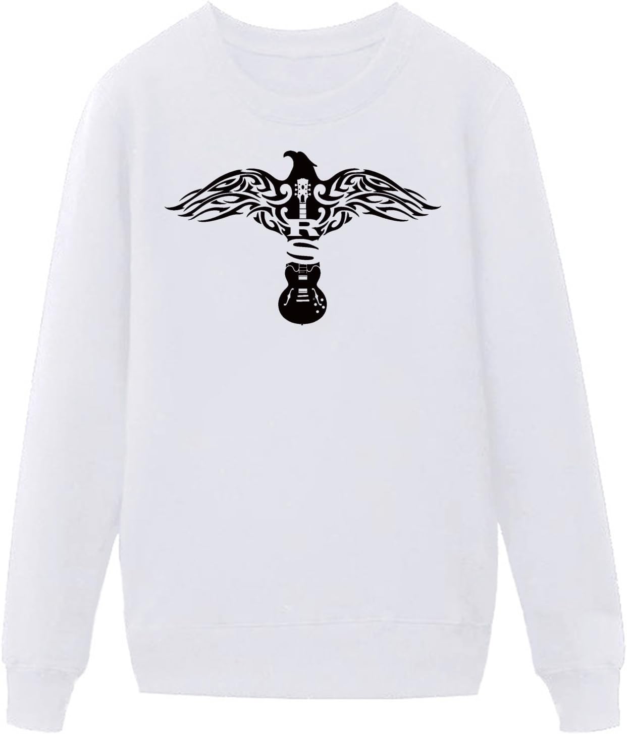 HADK Men's Rick Springfield Hawk Logo Fleece Crewneck Sweatshirt