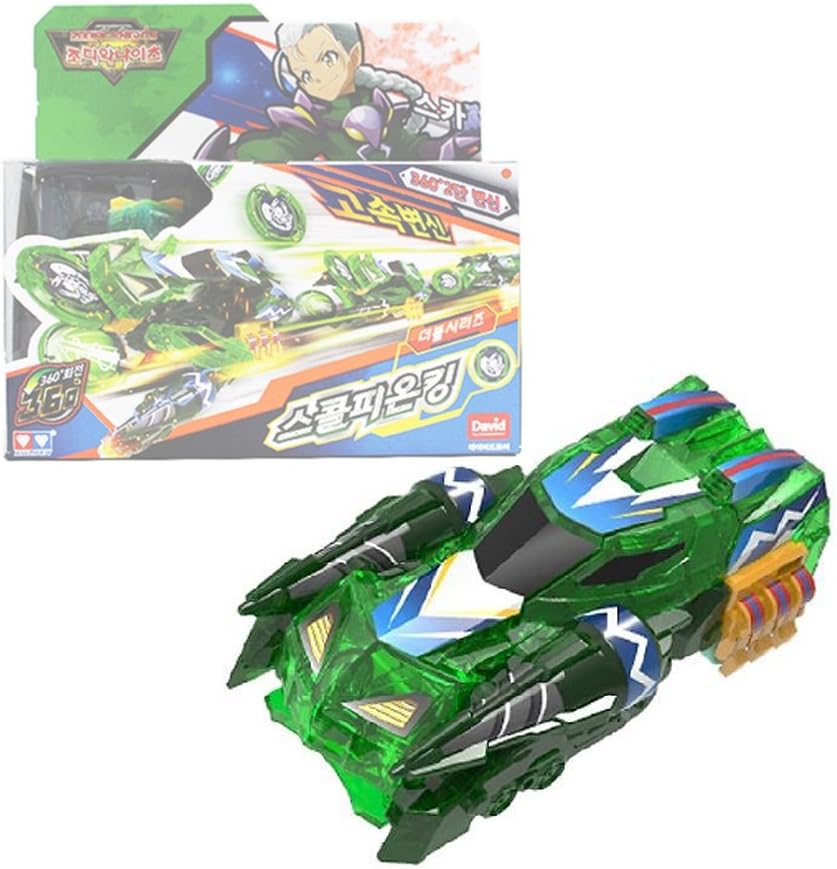 [David Toy] Zodiac Knights -Scorpion King / Shooting Pop-Up Transformer Car Toy