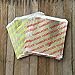 Printed Foil Hamburger and Cheeseburger Bags - 50 Each - Silver Red Yellow