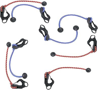 Amazon Com Set Of 8 Unbreakable Ball End Elastic Fasteners Tie