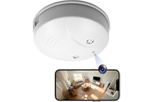 Smoke Detector Spy Camera 1080P HD, WiFi Wireless Hidden Camera with Motion Detection & Night Vision, Indoor Nanny Cam for Ho