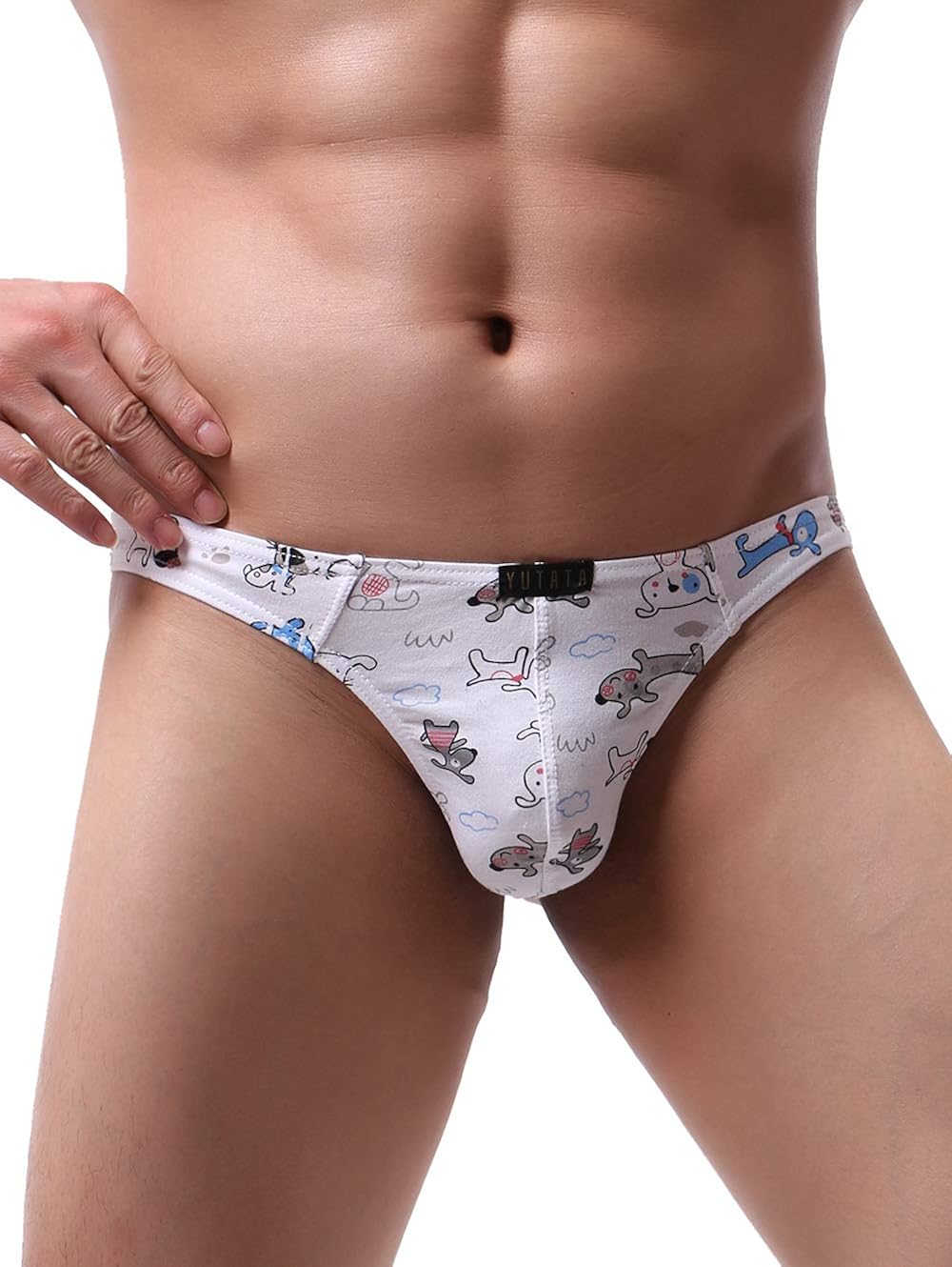 iKingsky Men's Cartoon Cotton Thong Underwear Lovely Mens T-Back Under Panties at  Men’s Clothing store