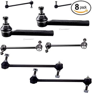 Amazon Com Automuto Replacement Parts Front Outer Inner Tie Rod Ends Rear Sway Bar End Links Fit For 2004 2006 For Lexus Rx330 2007 2009 For Lexus Rx350 2004 2007 For Toyota Highlander Automotive