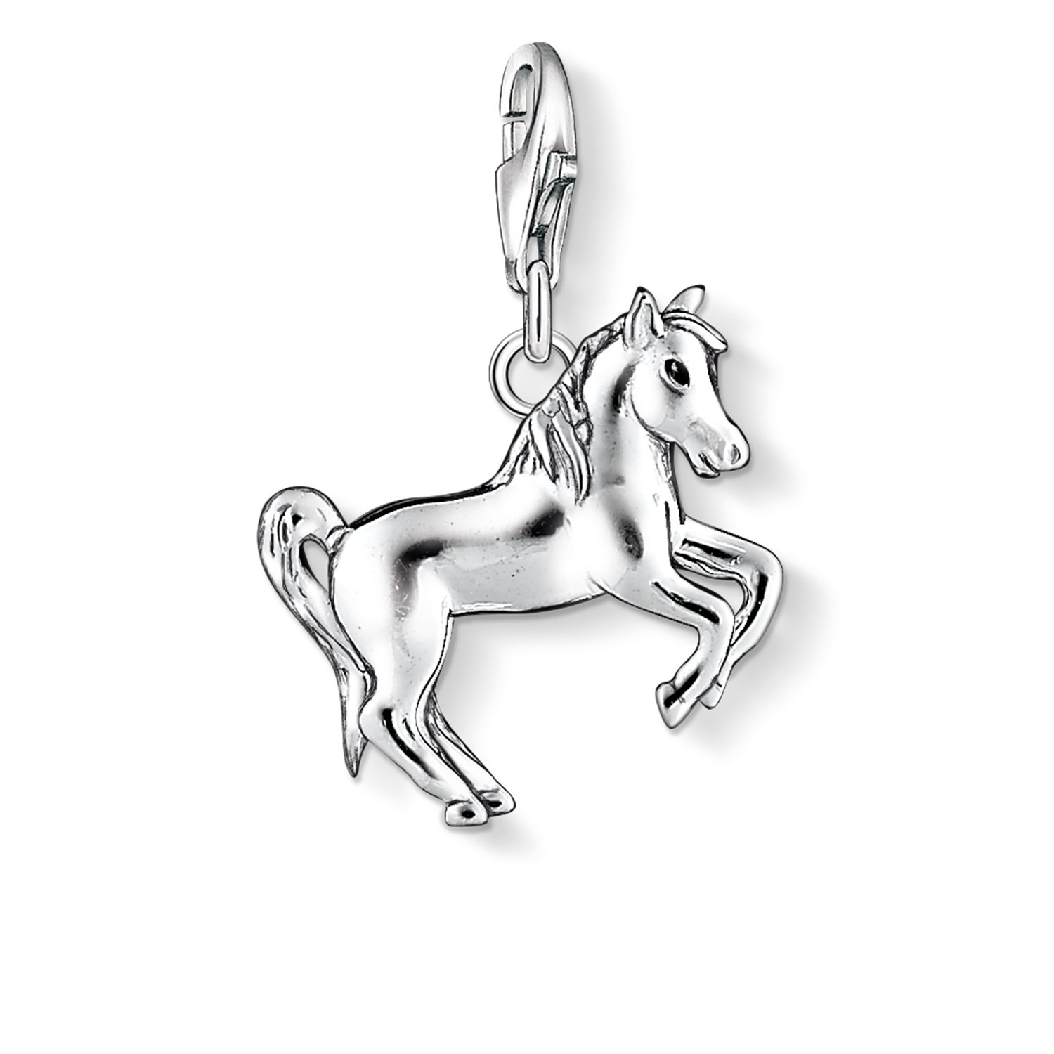 Thomas Sabo Women Charm Pendant Horse Charm Club 925 Sterling Silver 1074-007-12