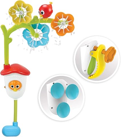 crib with changing table on left side