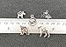 NP Supplies 10pc Mixed Tibetan Silver Plated Animals Dogs Charms Pendants Jewelry Making DIY Charm Handmade Crafts (NS545 M028)