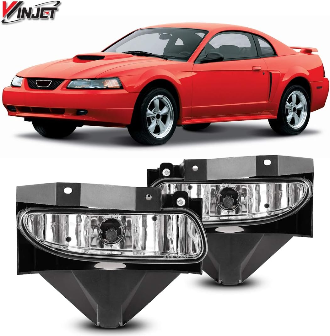 Amazon Com Winjet Compatible With 1999 2000 2001 2002 2003 2004 Ford Mustang Gt Driving Fog Lights Automotive