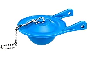 GADGET BEYOND 3 Inch Toilet Flapper Replacement, for Gerber Flapper 99-788, Toilet Bowl Stopper, Rubber Water Saving, Easy to Install Rubber Toilet Flapper Replacement Kit, Water-Saving Toilet Flush Valve, Blue