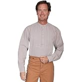 Scully Rangewear Men's Rangewear Pleated Inset Bib Shirt Big And Tall - Rw218x-Lgr
