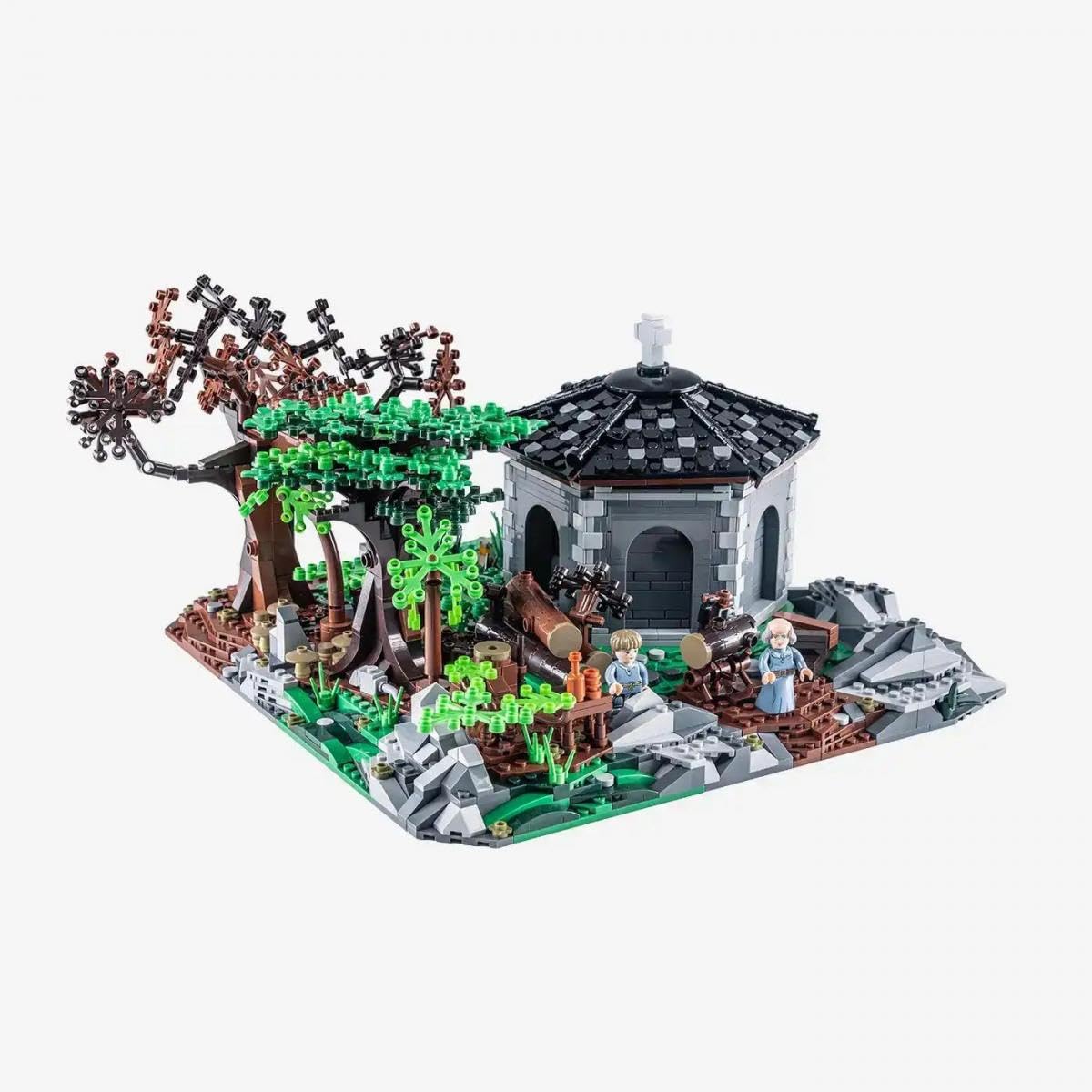 BlueBrixx Pro 108267 – Kloster Blaubrunn - Die Kapelle aus Klemmbausteinen mit 2250 Bauelementen. Kompatibel mit Anderen Klemmbausteinen