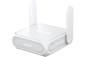 ASUS RT-BE58 Go Dual-Band WiFi 7 Portable Travel Router, 3600 Mbps, 4G/5G Tethering, Public WiFi (WISP) Mode, 2.5G Port, Adva