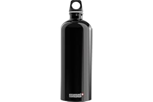 SIGG - Recycled Metal Water Bottle - Traveller - Made in Switzerland - Carbonated Drinks - BPA-Free - 34 Oz