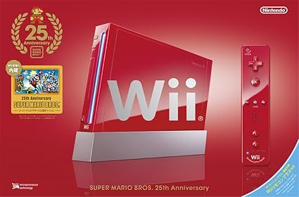 Amazon Wii本体 スーパーマリオ25周年仕様 Wiiリモコンプラス 同梱 Rvl S Raav メーカー生産終了 ゲーム機本体