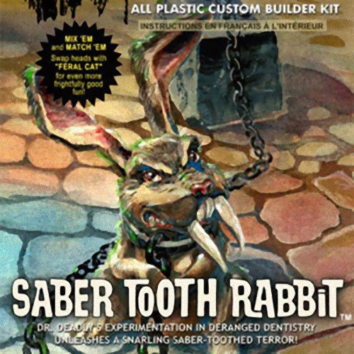 Dr. Deadlys Monster Scenes Saber Tooth Rabbit 1/13 Dencomm