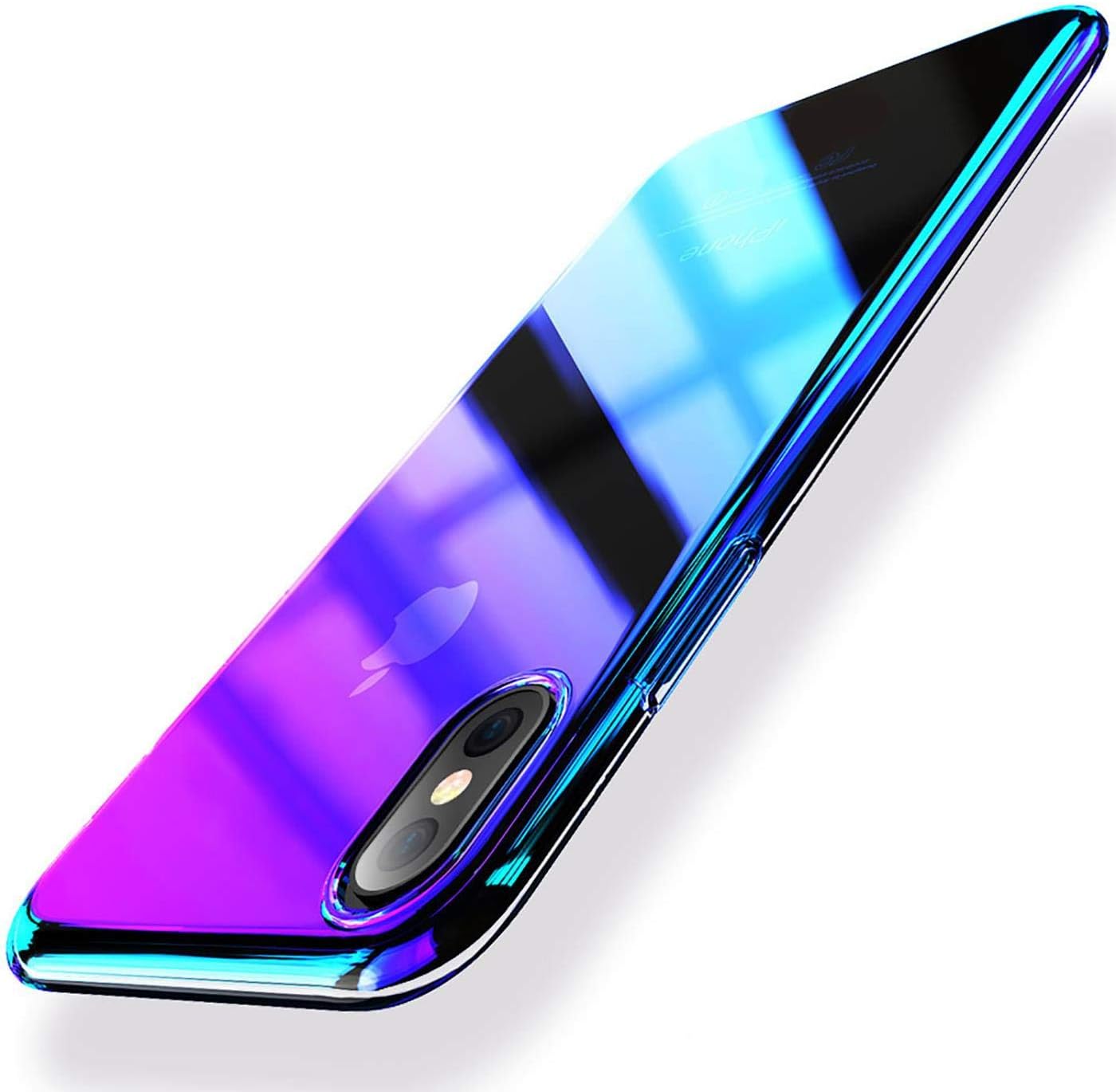 Verco Case for Xiaomi Pocophone F1, Twillight Colour Change Cover Hard PC Back Bumper for Xiaomi Pocophone F1 Case