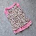 Neartime Puppy Clothes, Leopard Summer Pet Apparel Small Dog Cat (L)