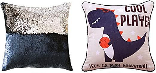 Amazon Com Meaning4 Sequins Mermaid Throw Pillow Cover Christmas