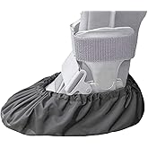 MyShoeCovers 1 Fracture Walking Boot Cover - Black, Large