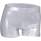 Aosva Little Big Girls' Sparkle Dance Tumbling Athletic Gymnastics Short 2-14Years