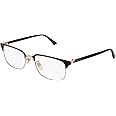 Gucci Rectangular Eyeglasses GG0131O 001 Gold/Black 53mm 131