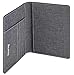 SimpacX Fabric Passport Holder Wallet Cover Case RFID Blocking Travel Wallet (gray)