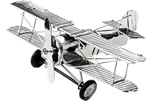 Hi.FANCY Retro Mini Iron Airplane Model Decorative Sculpture Collectors Aviation Enthusiasts Office Decor and Appearance is L