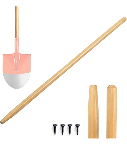 Link Handle 66704 48 in. Bent Hollowback Shovel & Scoop Handle, 1