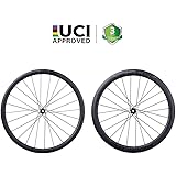 YOELEO チューブラー カーボンホイール ディスクブレーキ専用（制動軌道無）(PRO) 採用DT Swiss 240s/350 ストレートプル SHIMANO(シマノ)/SRAM(スラム)XDR/CAMPAGNOLO(カンパニョーロ)用 Sapim スポーク(CX-RAY)用 前後セット