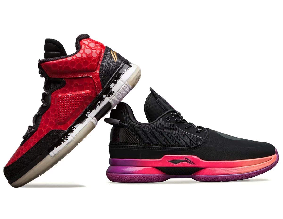 LI-NING Wow 7 Remix Pack DWade Men Professional Basketball Shoes Way of Wade Classic Sneakers ABAN07