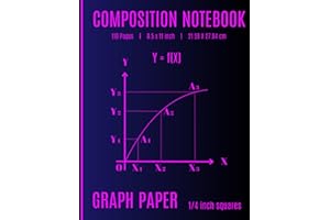 Mathematical Mindset: Graph Paper Composition Notebook: Ideal for Design, Engineering, and Mathematics | Large Grid Paper 1/4
