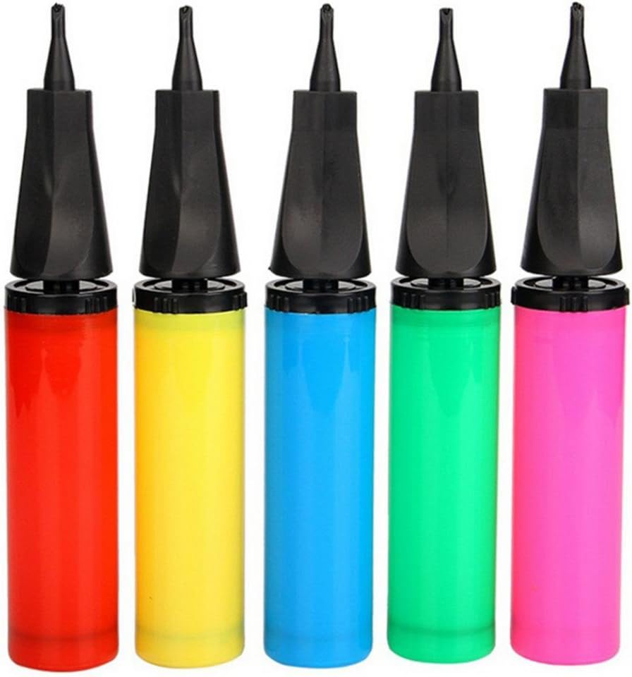 WFZ17 1Pc Mini Hand Manual Air Pump Inflator Wedding Party Balloon Inflator Stick - Random Color