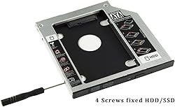 Padarsey Universal 9.5mm SATA to SATA 2nd SSD HDD
