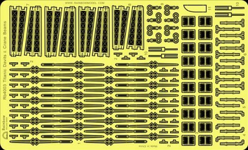 1/400 RMS Titanic davit crane
