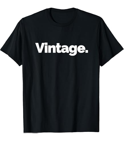 Amazon.com: Vintage Shirt That Says Vintage Tshirt Letter Print
