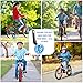 FORTOP Bicycle Training Wheels Heavy Duty Rear with Stabilizers Mounted Kit for Kids Boy Girls Bikes of 12 14 16 18 20 Inch