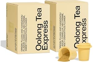 SATURNBIRD Instant Tea Cold Brew, Oolong Tea (Osmanthus aroma), Unsweetened Instant Tea Powder, 100% Tea Leaves, Enjoy Hot/Cold, 24 Single Serves Tea Packets for Traveling Home Office