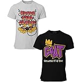 BROOKLYN VERTICAL 2-Pack Boys Short Sleeve Crew Neck T-Shirt with Chest Print | Soft Cotton Graphic Tees